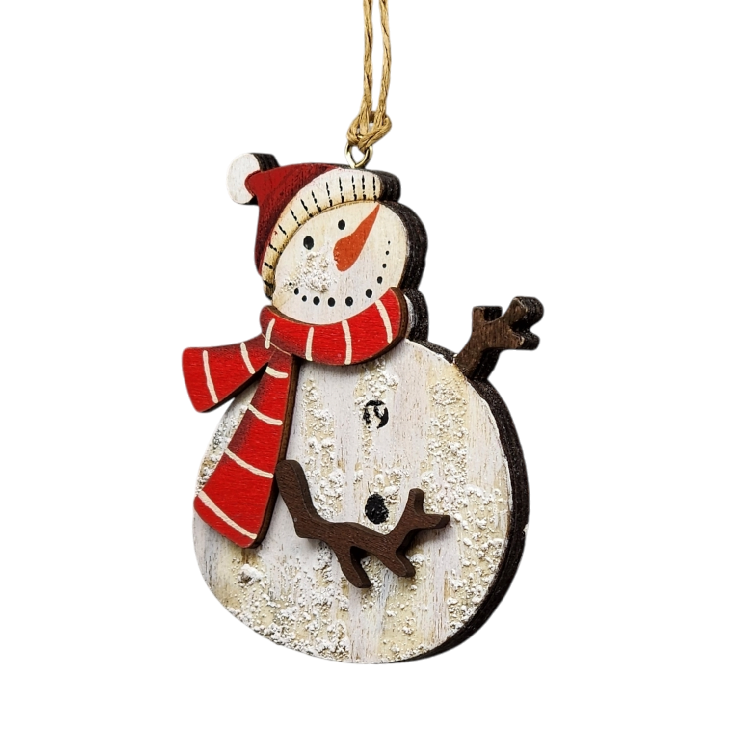 Rustic Wood Ornament -