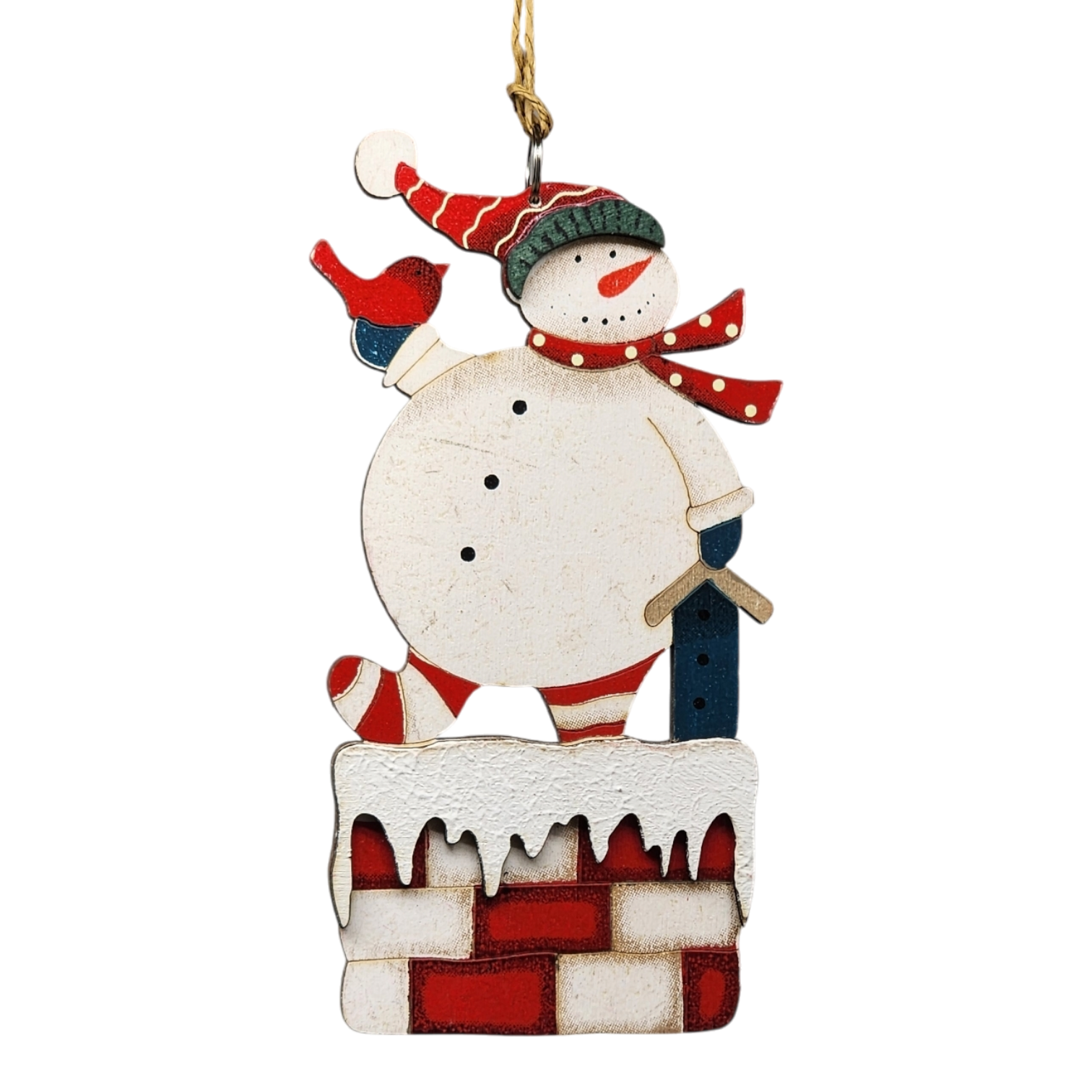 Rustic Wood Ornament -