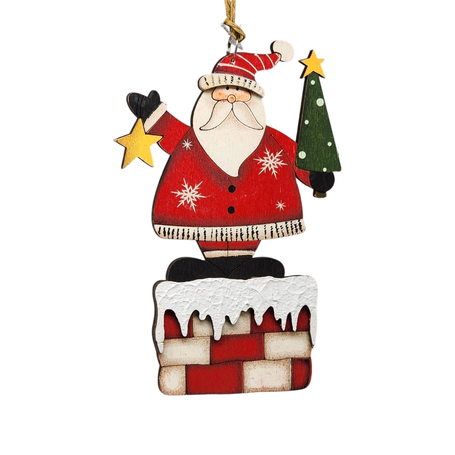 Rustic Wood Ornament -