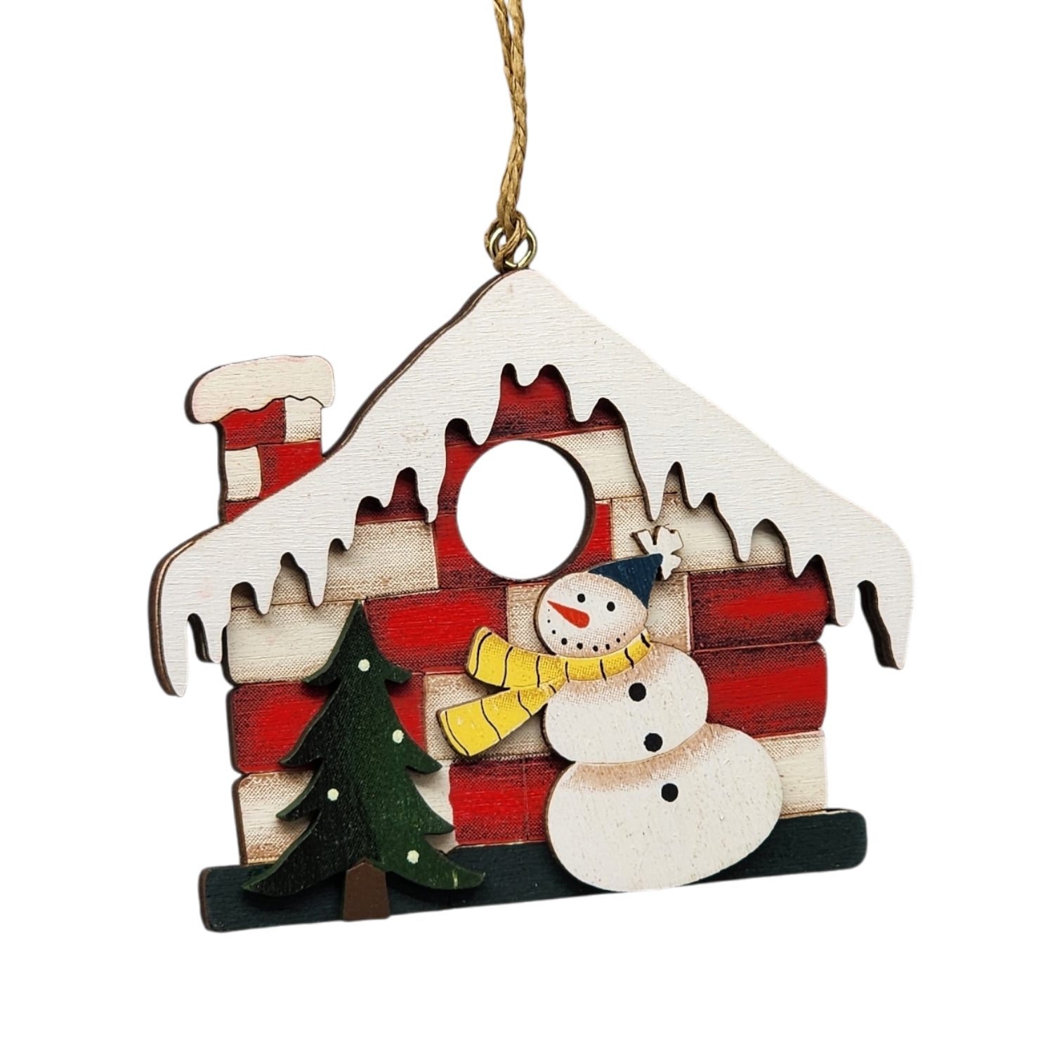 Rustic Wood Ornament -