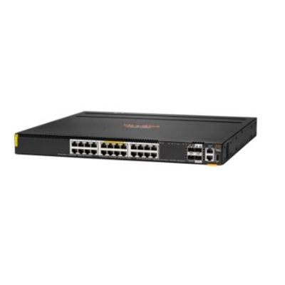 HPE Aruba Networking CX 6300M 24p Smart Rate PoE Switch