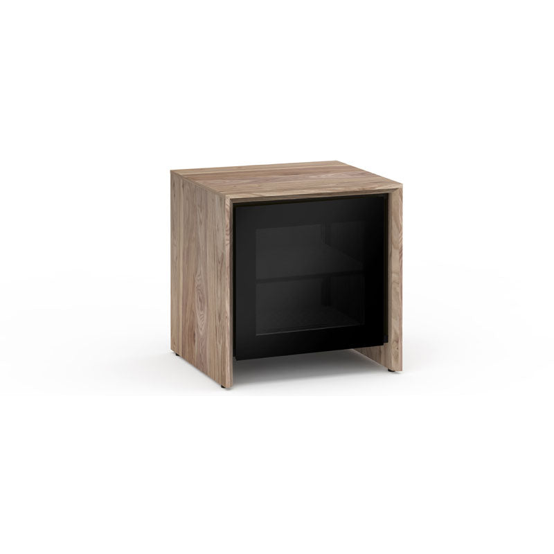 Salamander Barcelona 217 AV Cabinet Natural Walnut Black Glass