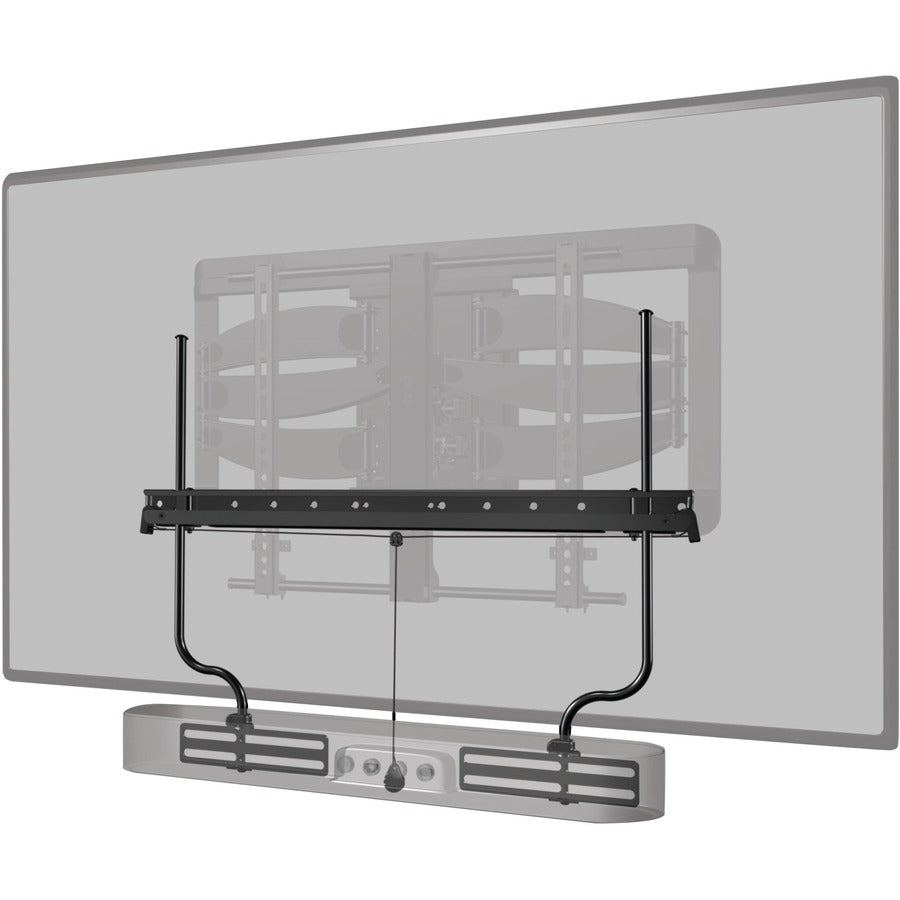 SANUS SASB1 Mounting Adapter for Sound Bar Speaker - Black - Height Adjustable - 32" to