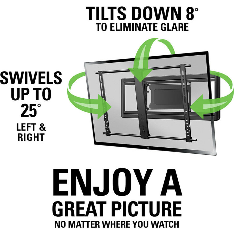 SANUS VLF613 Wall Mount for Flat Panel Display, TV - Black - 1 Display(s) Supported - 40"