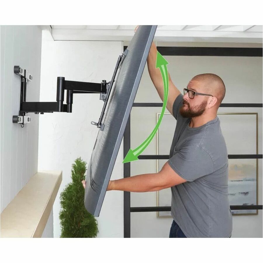 SANUS VODLF125 Wall Mount for TV - Black - Height Adjustable - 40" to 85" Screen Support