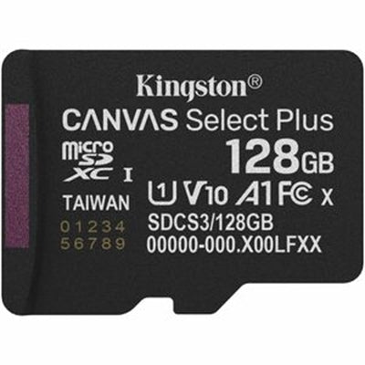 Kingston Canvas Select Plus microSD Card 128GB Class 10