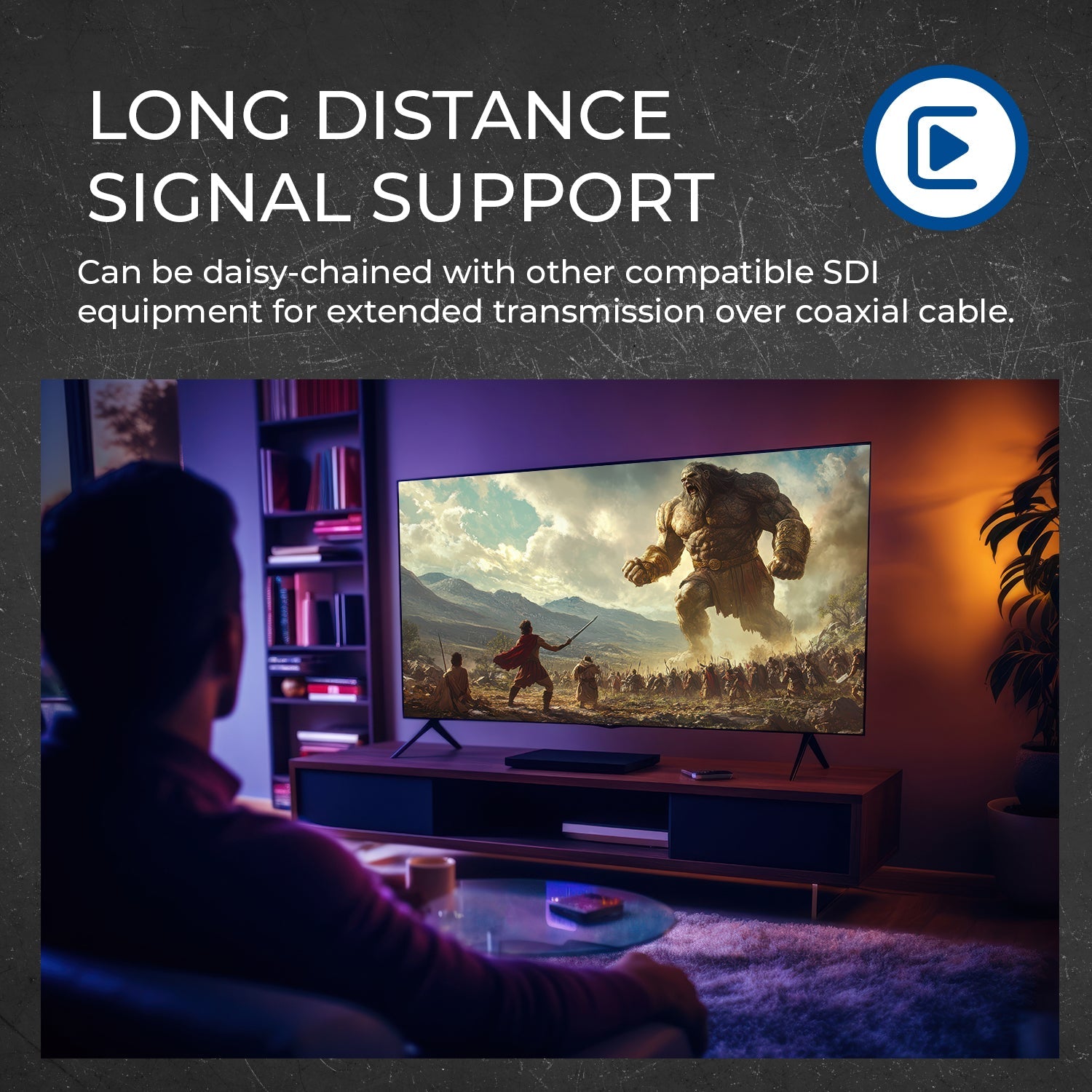 SDI to HDMI Video Converter Supports HD-SDI, SD-SDI and 3G-SDI Signals (XD-500)