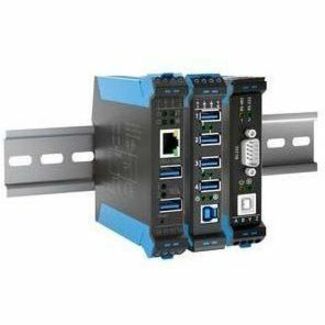 SEH INU-100 Device Server - Twisted Pair x Network (RJ-45) - 2 x USB - 10/100/1000Base-T 1