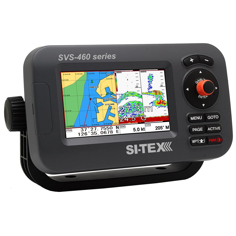 SI-TEX SVS-460CE Chartplotter - 4.3" Color Screen w/Internal &amp; External GPS Antennas