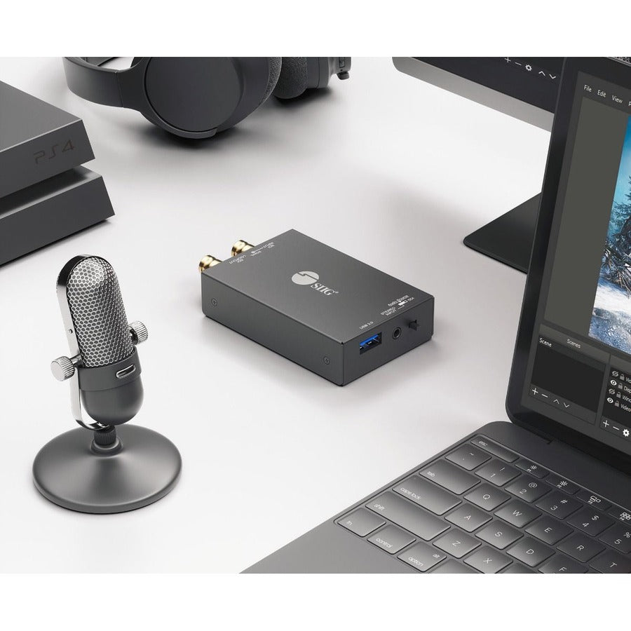 SIIG 1080p USB 3.0 3G-SDI Capture Device with Loopout - TAA Compliant CE-SD0K11-S1