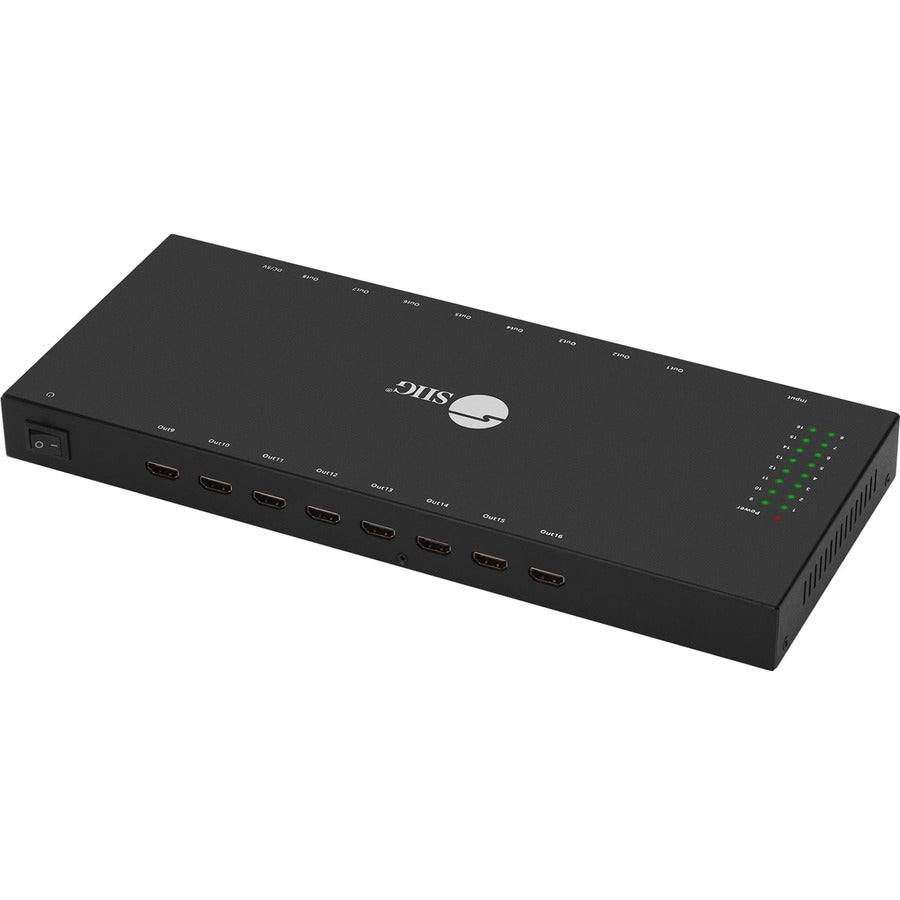 SIIG 1x16 HDMI Splitter with 3D and 4Kx2K CE-H24Q11-S1