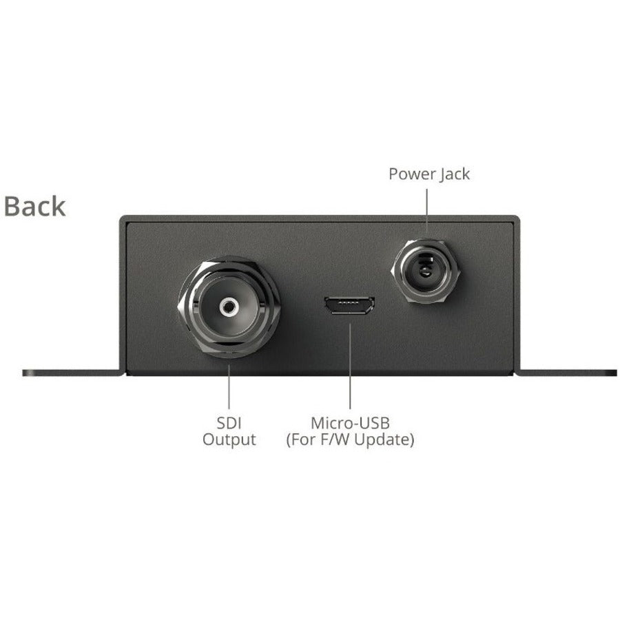 SIIG 1x2 12G SDI Distribution Amplifier - 70M CE-SD0F11-S1