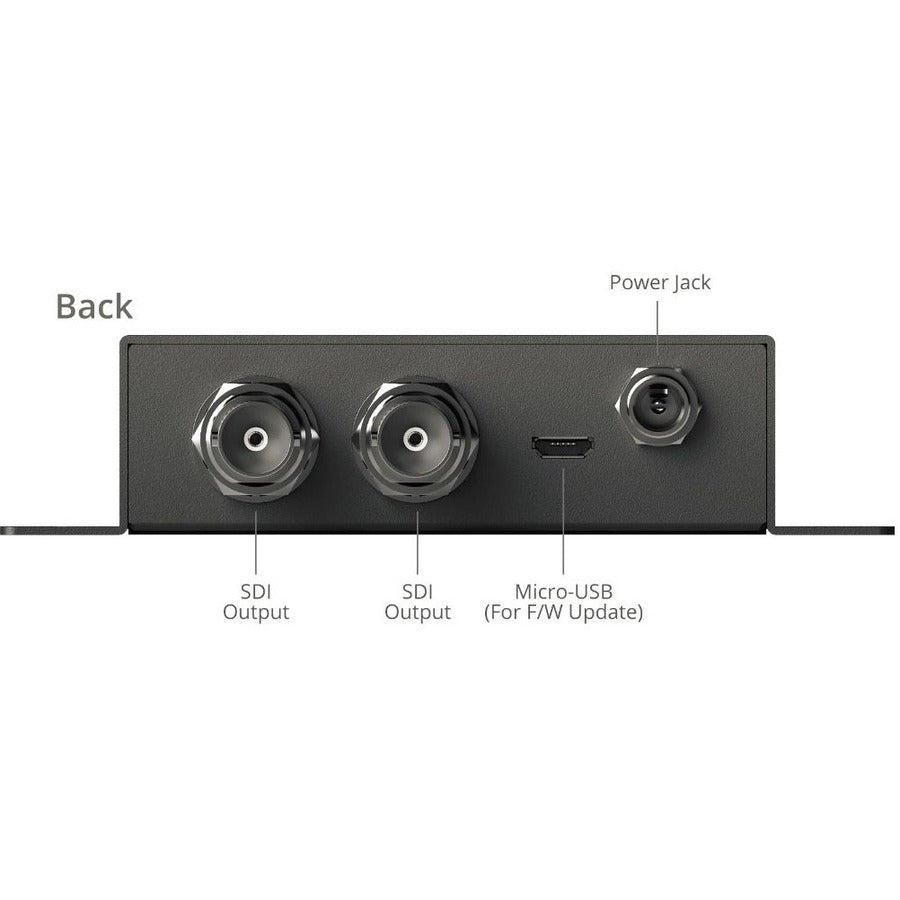 SIIG 1x4 12G SDI Distribution Amplifier - 70M CE-SD0G11-S1