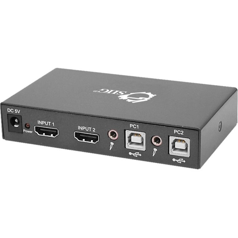 SIIG 2x1 USB HDMI KVM Switch - 4Kx2K CE-KV0011-S2