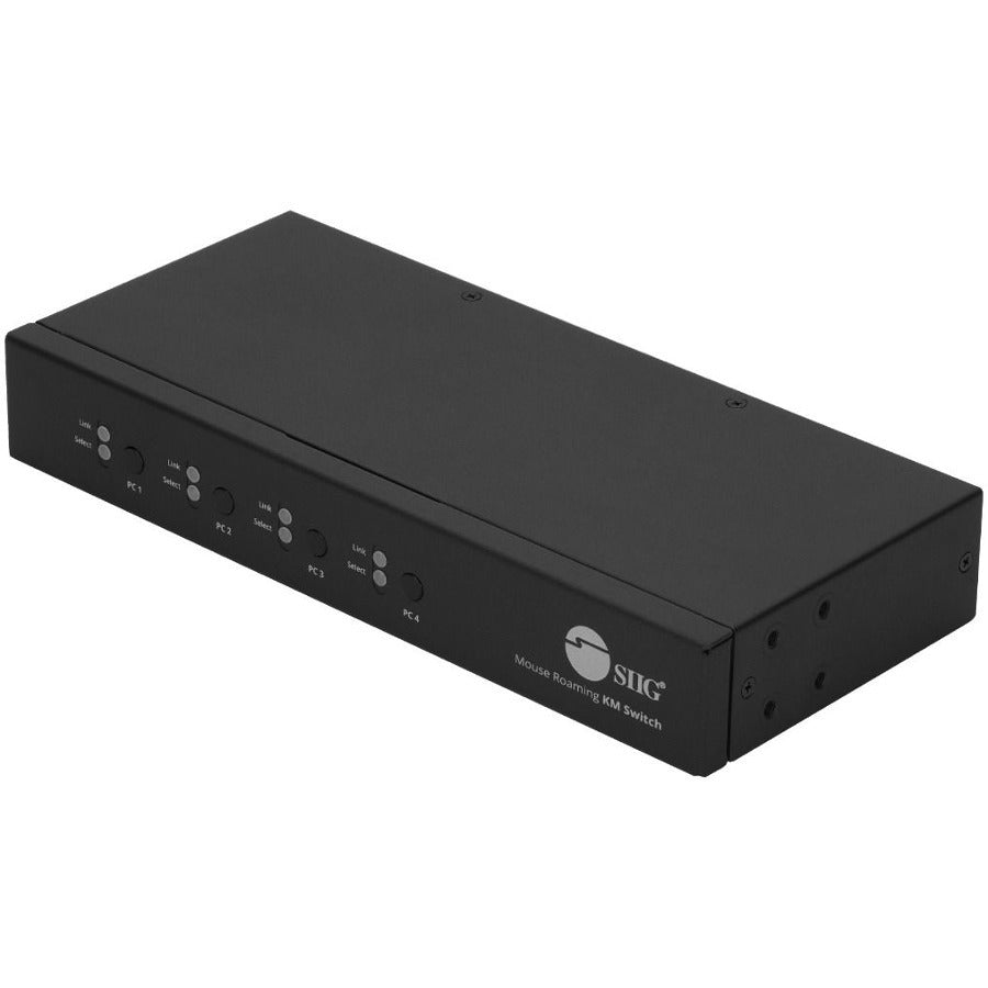 SIIG 4-Port Roaming KM Switch w/USB 2.0 Hub JU-SW4311-S1
