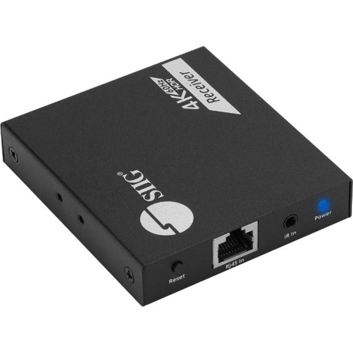 SIIG 4K 60Hz HDMI Over Cat6 Extender with Loopout & IR CE-H27D11-S1