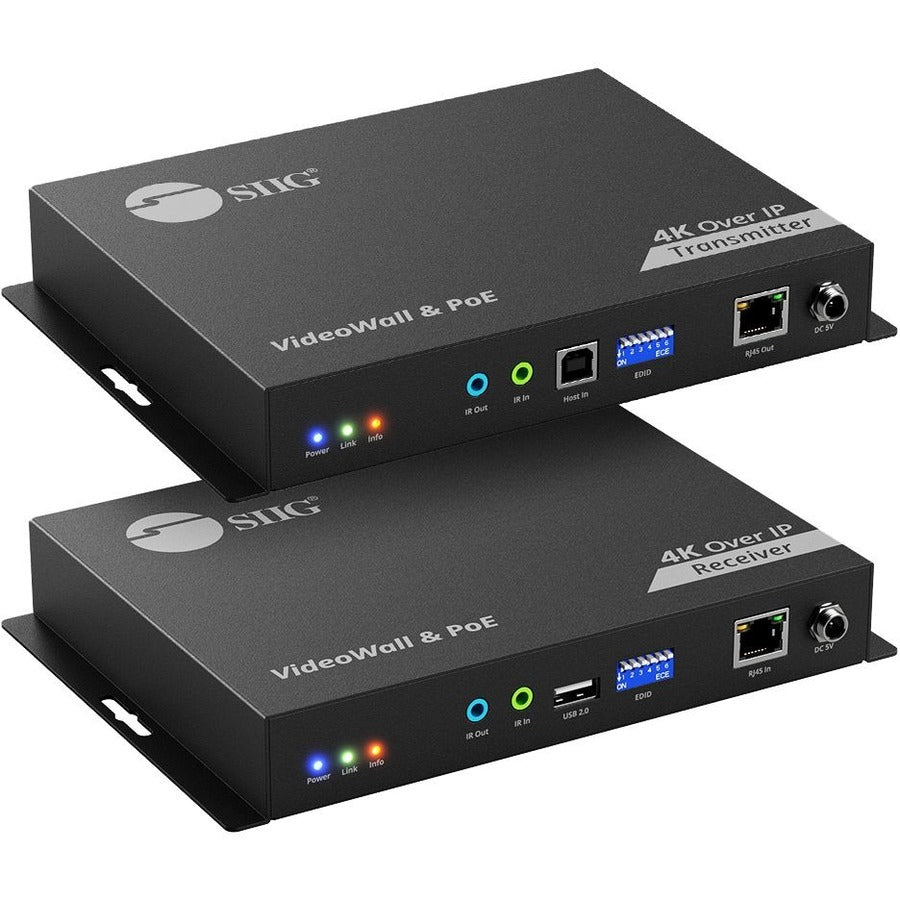 SIIG 4K60Hz 18Gbps HDMI over IP Matrix Kit CE-H28A11-S1