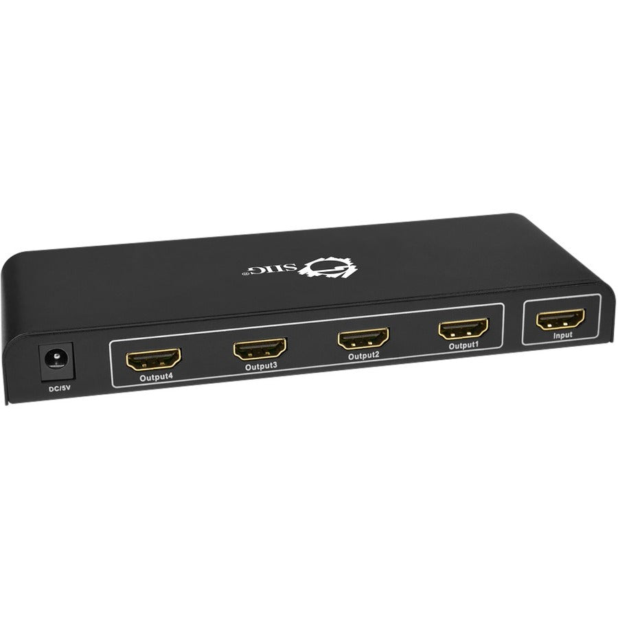 SIIG 4Kx2K HDMI 4-Port Splitter with 3D Supported CE-H22C12-S1