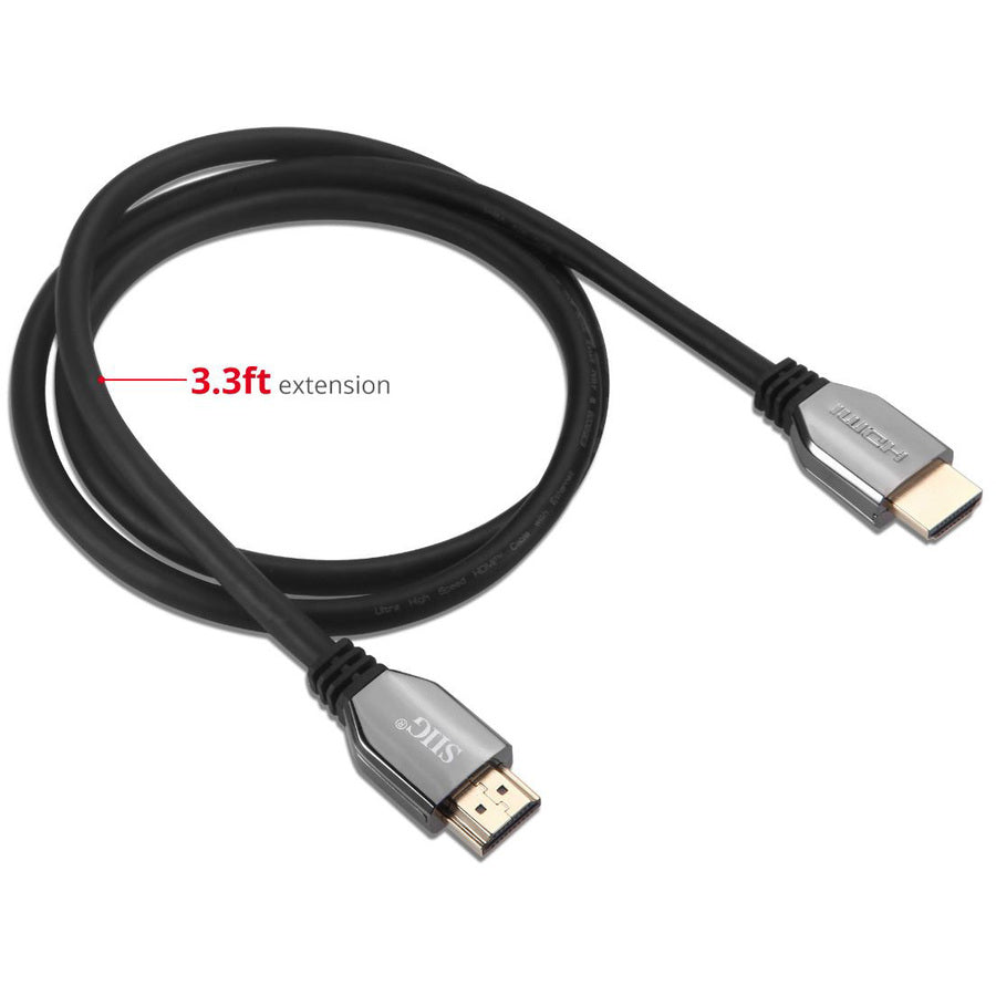 SIIG 8K Ultra High Speed HDMI Cable - 3.3ft CB-H21411-S1