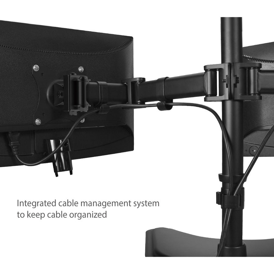 SIIG Articulated Freestanding Dual Monitor Desk Stand - 13-27"" CE-MT1U12-S1