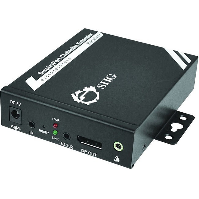 SIIG DisplayPort to CAT5e Daisy Chain HD with RS-232 & IR - Repeater CE-DP0611-S1
