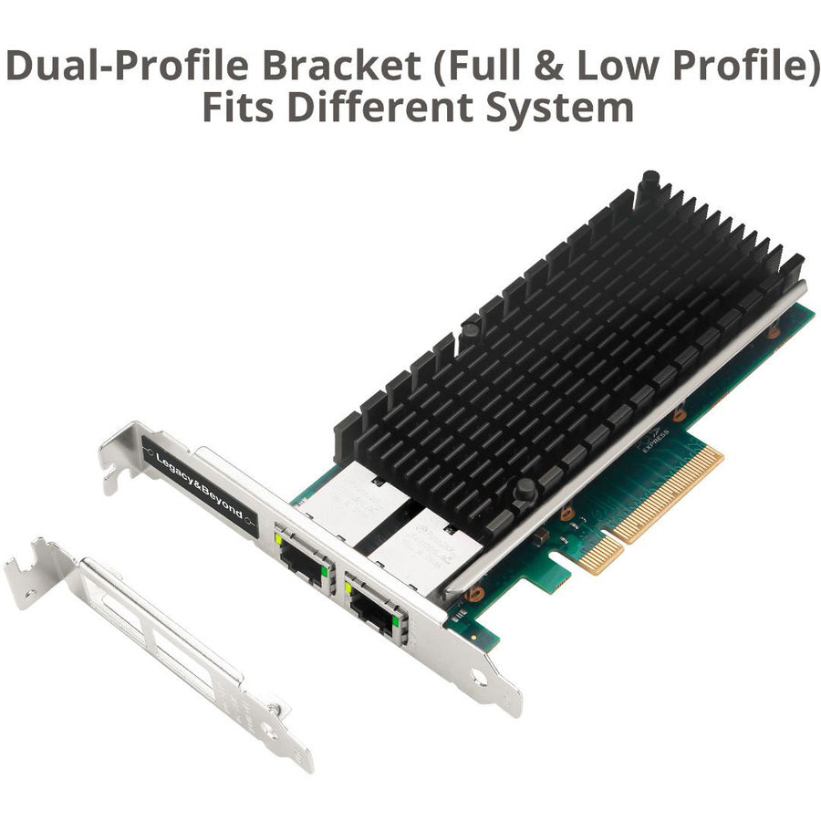 SIIG Dual Port 10G Ethernet Network PCI Express LB-GE0311-S1