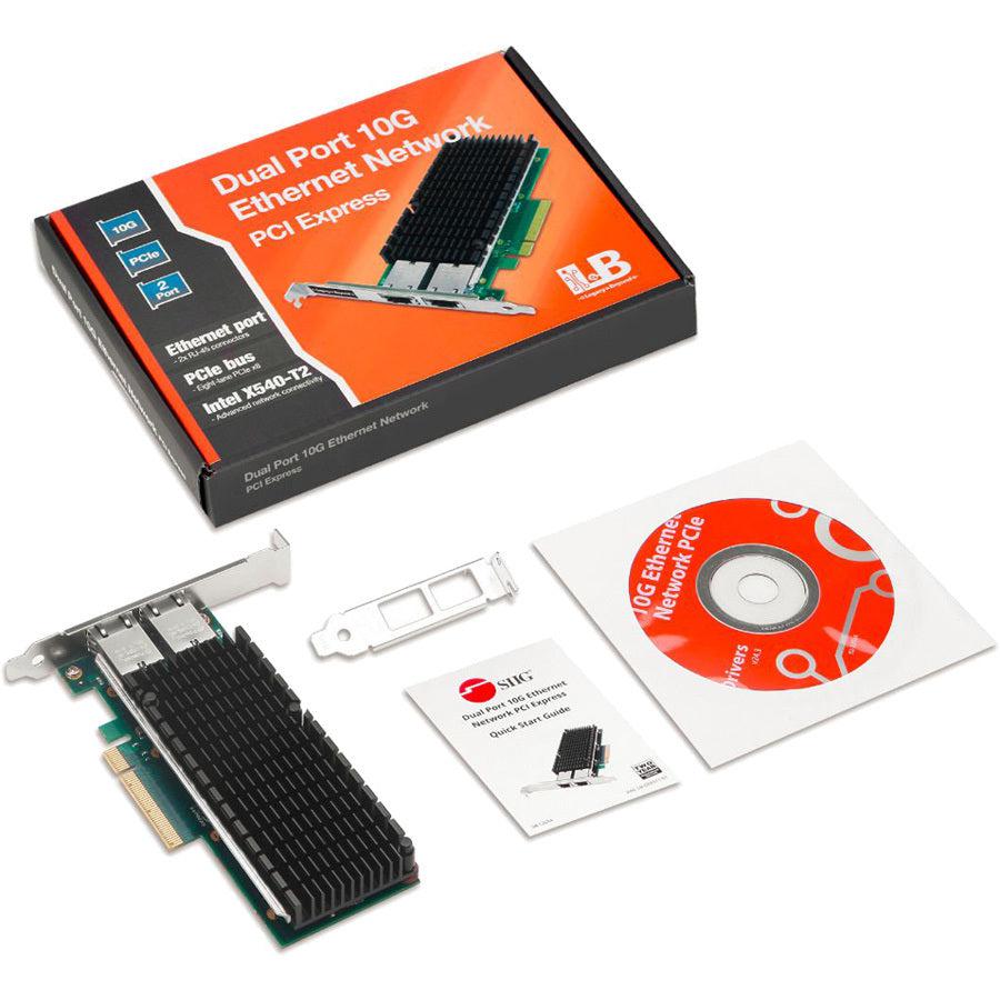 SIIG Dual Port 10G Ethernet Network PCI Express LB-GE0311-S1