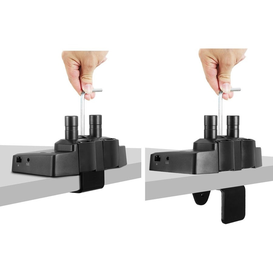 SIIG Full function Dual 4K Hybrid Video Docking Station & PD with Gas Spring Monitor Desk Arm Mount - 17 to 32"" CE-MTDK01-S1