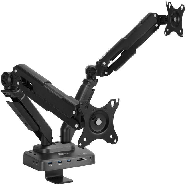 SIIG Full function Dual 4K Hybrid Video Docking Station & PD with Gas Spring Monitor Desk Arm Mount - 17 to 32"" CE-MTDK01-S1