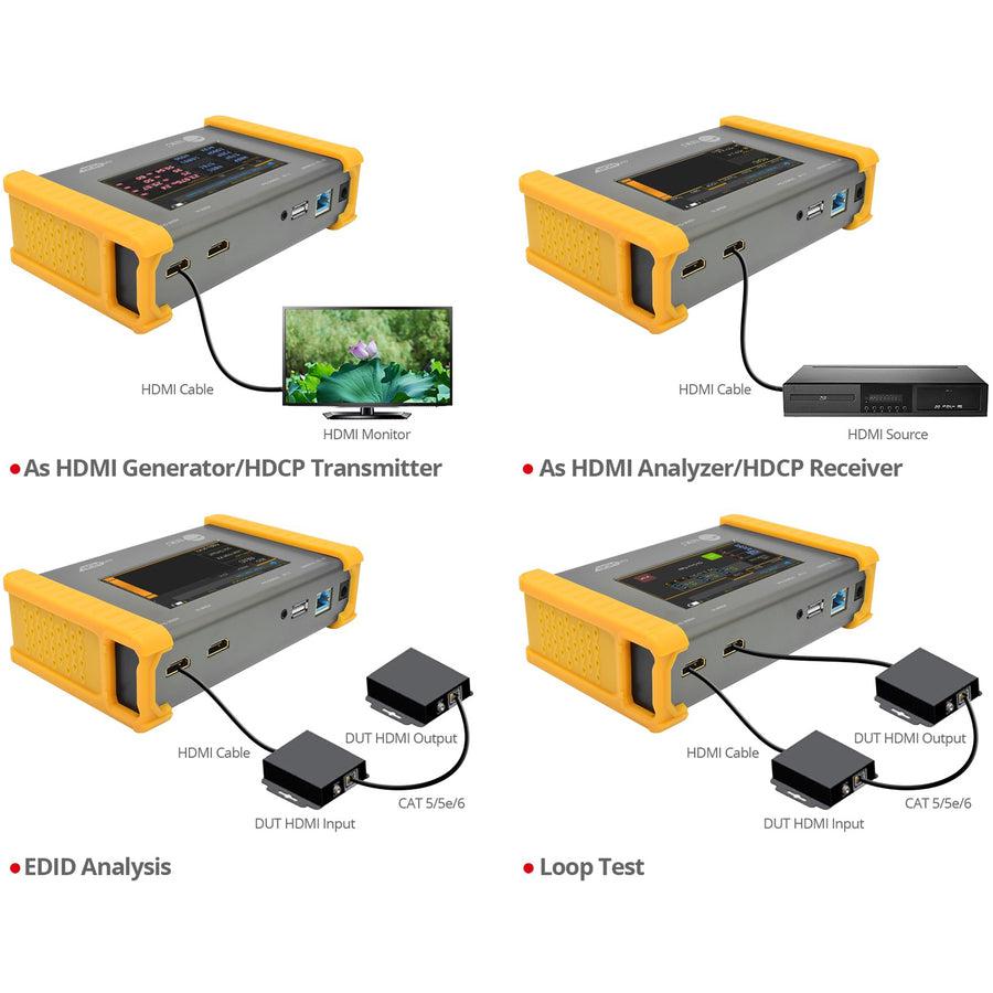 SIIG HDMI 2.0 4K HDR Pattern Generator / Analyzer CE-H23N11-S1