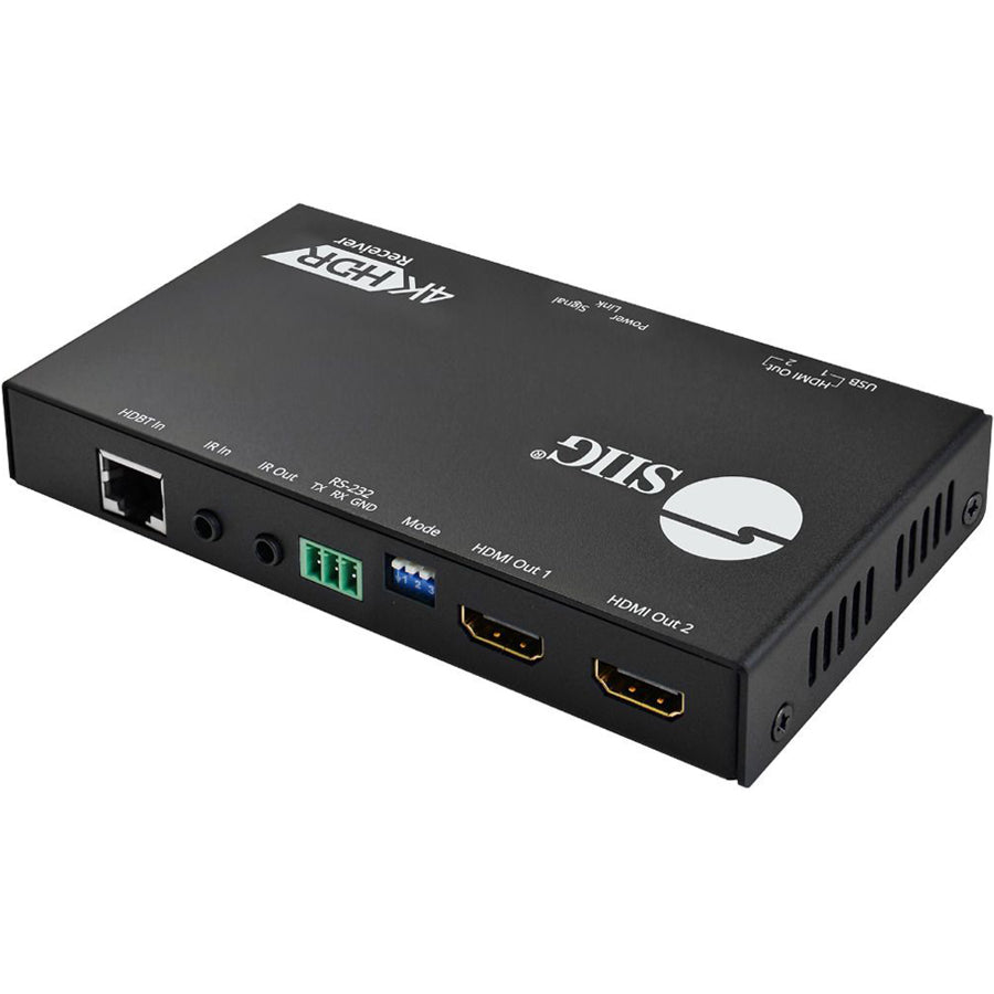 SIIG HDMI 2.0 4K HDR over HDBaseT Receiver 198ft CE-H24P11-S1