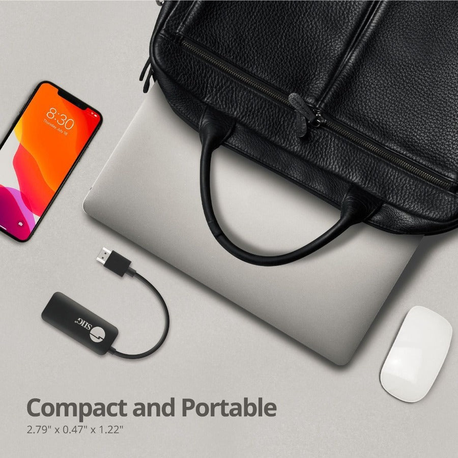 SIIG HDMI to DisplayPort 1.2 4K 60Hz Converter Adapter CB-H21811-S1