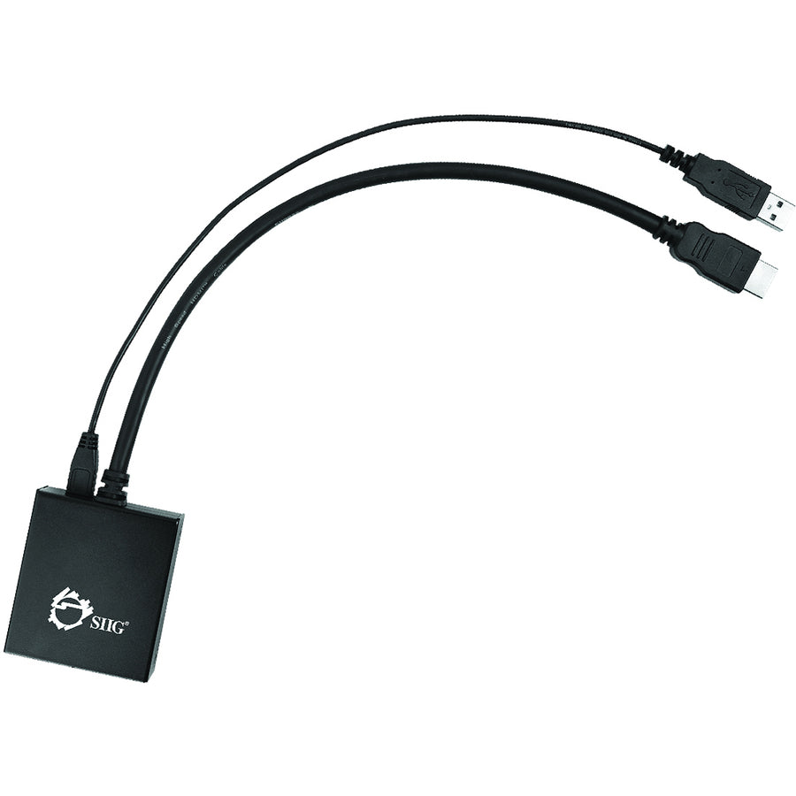 SIIG HDMI to DisplayPort 4K Ultra HD Active Adapter CE-H22A11-S1
