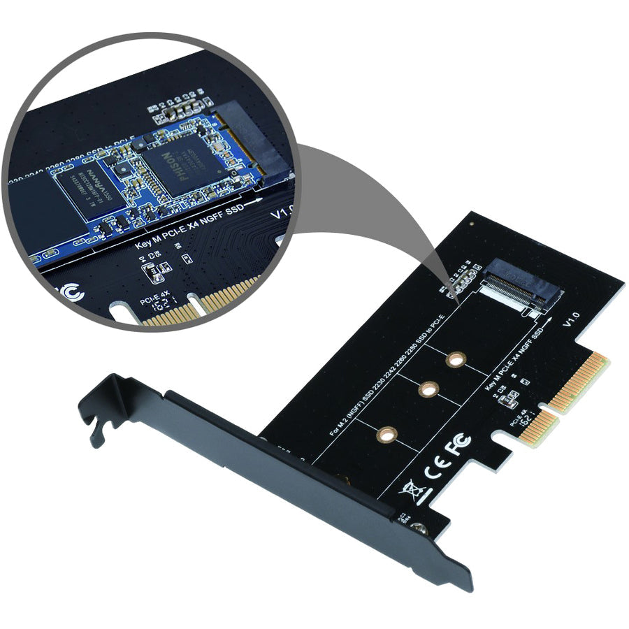 SIIG M.2 NGFF SSD PCIe Card Adapter SC-M20014-S1