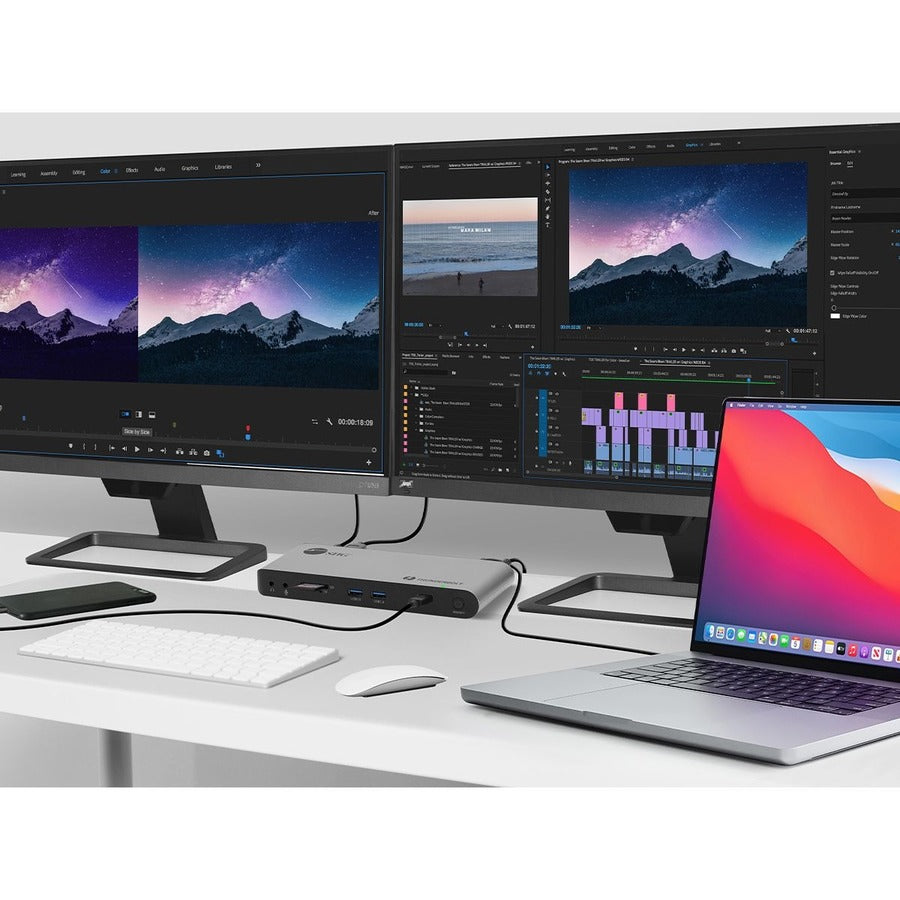 SIIG Quad Display Thunderbolt 4 Docking Station & PD JU-DK0U11-S1