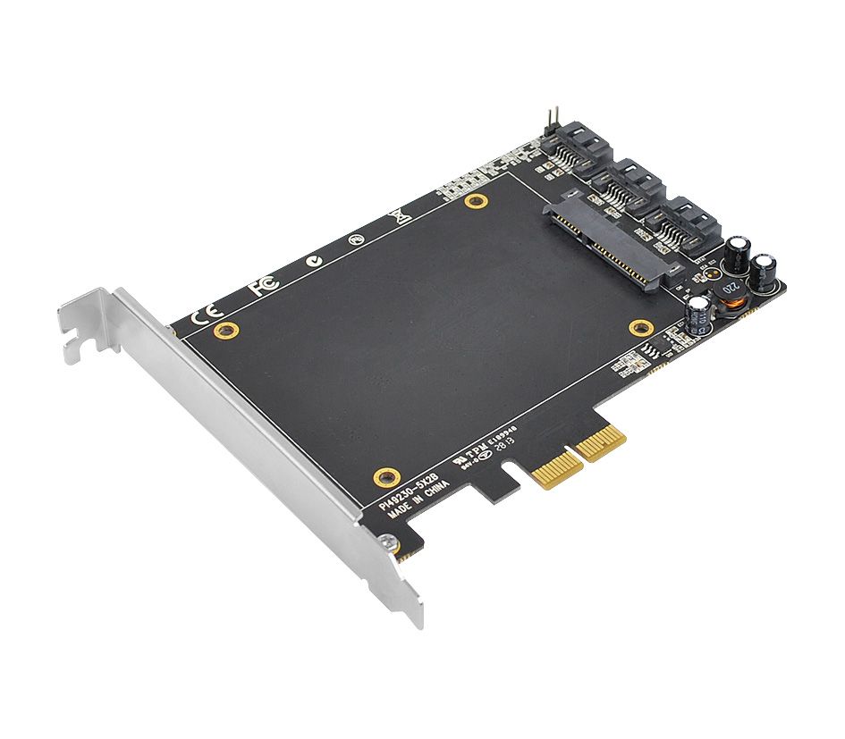 SIIG SATA 6Gb/s 3i+1 SSD Hybrid PCIe SC-SA0T11-S1
