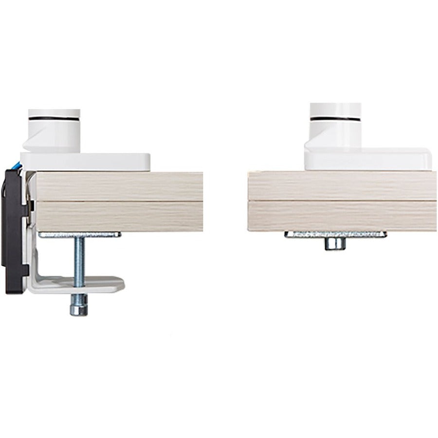 SIIG Single Monitor Aluminum Heavy Duty Desk Mount with USB and Audio Ports - 17 to 43"" CE-MT3111-S1