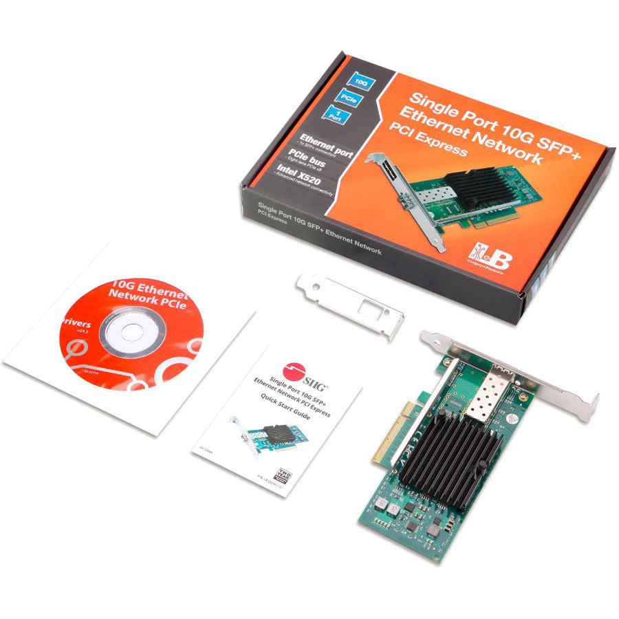 SIIG Single Port 10G SFP+ Ethernet Network PCI Express LB-GE0411-S1