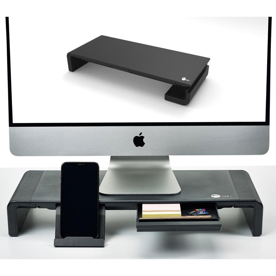 SIIG Stylish Foldable Monitor Stand CE-MT2P12-S1