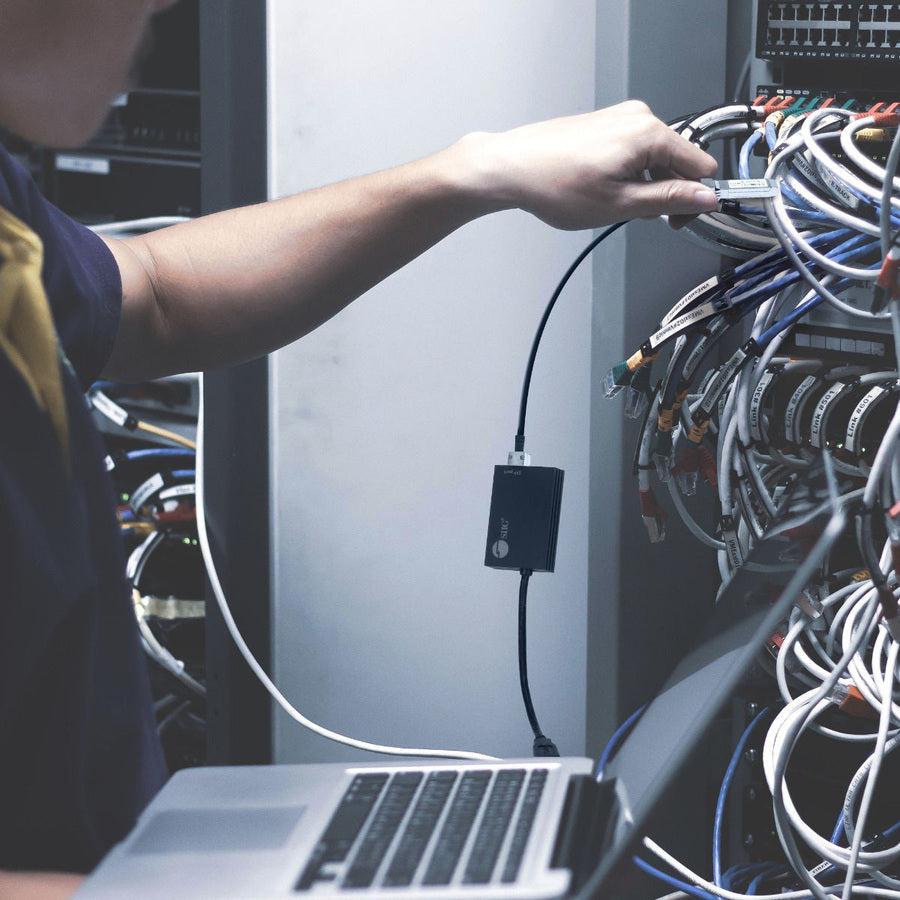 SIIG USB 3.0 to SFP Gigabit Ethernet Adapter JU-NE0B11-S1