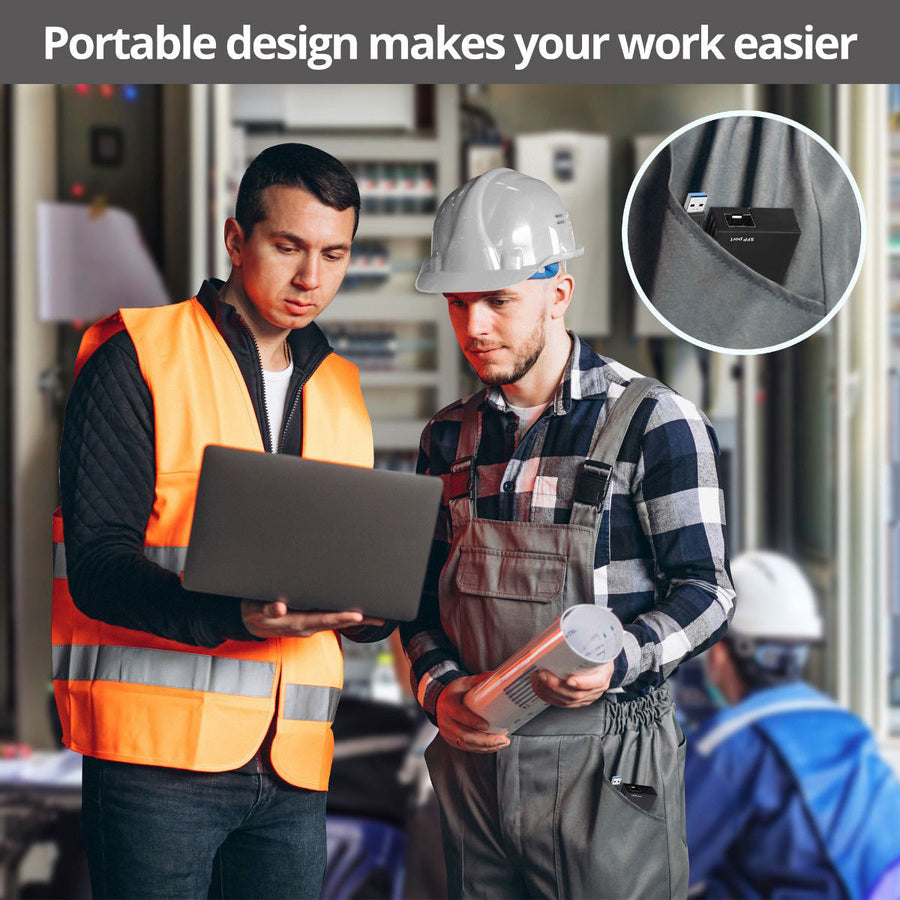 SIIG USB 3.0 to SFP Gigabit Ethernet Adapter JU-NE0B11-S1