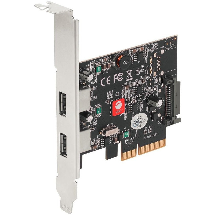 SIIG USB 3.1 2 Port PCIe Host Adapter - Type A JU-P20912-S2