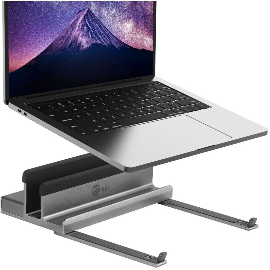 SIIG USB-C Laptop Stand W/ 4K Docking Station - Unique multitasks design for foldable