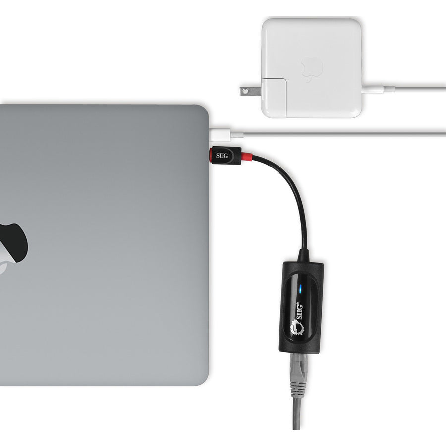 SIIG USB-C to Gigabit Ethernet Adapter - USB 3.0 JU-NE0914-S1