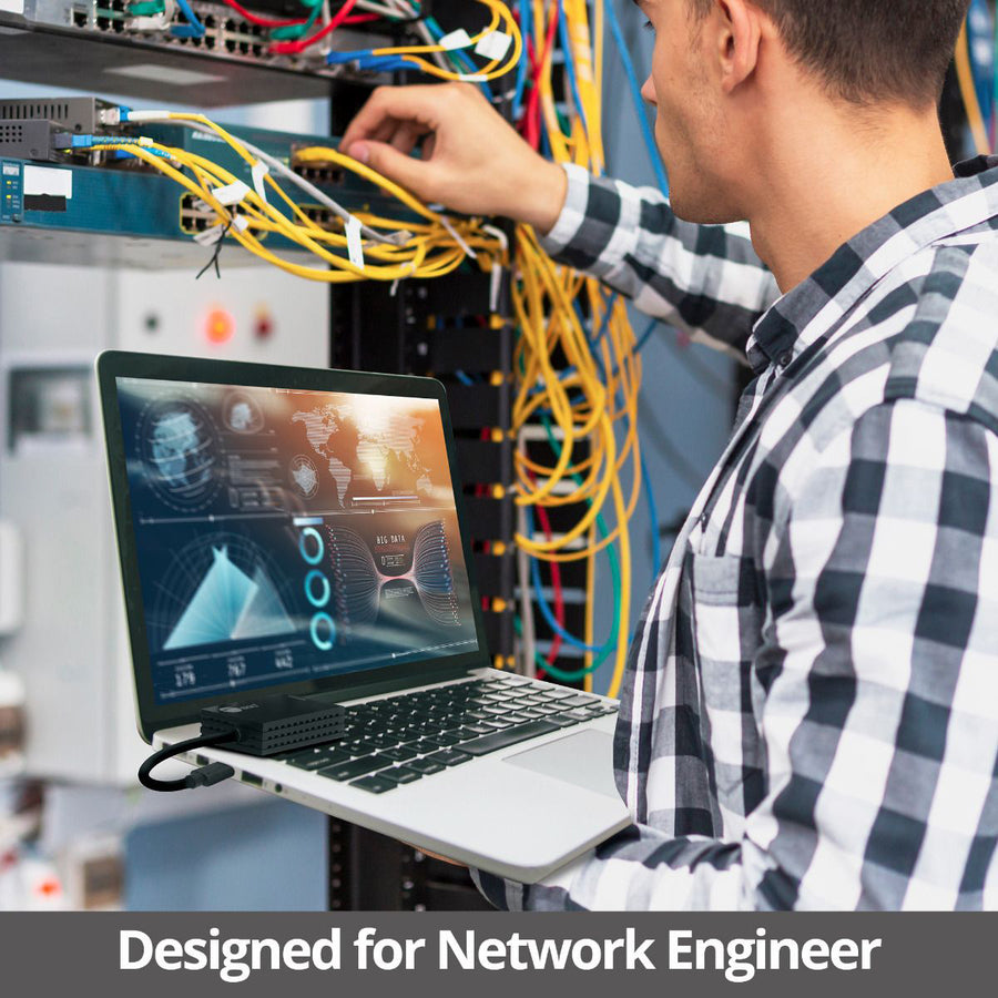 SIIG USB-C to SFP Gigabit Ethernet Adapter JU-NE0C11-S1