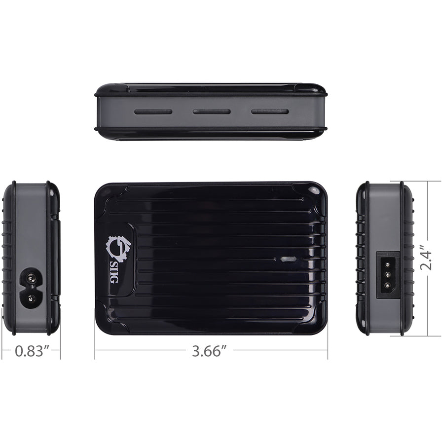 SIIG Ultra-Compact Universal Laptop Power Adapter - 65W AC-PW1112-S1