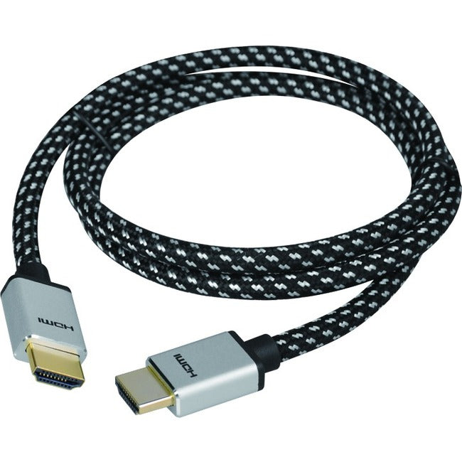 SIIG Woven Braided High Speed HDMI Cable 2m - UHD 4Kx2K CB-H20F12-S1