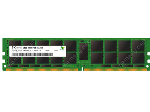SK Hynix - DDR4 - module - 64 GB - DIMM 288-pin - 3200 MHz / PC4-25600 HMAA8GR7AJR4N-XN T4 AD