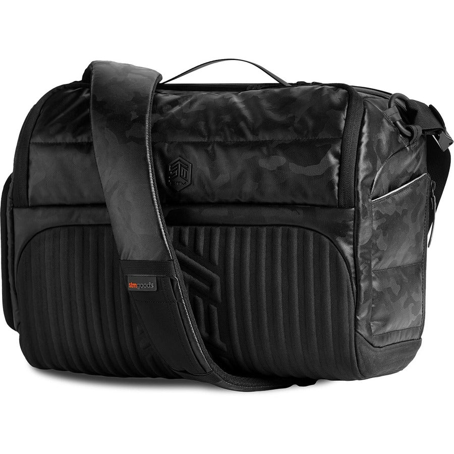STM Goods Dux Carrying Case Rugged (Messenger) for 15 to 16" MacBook - Black Camo" STM-112-377P-04