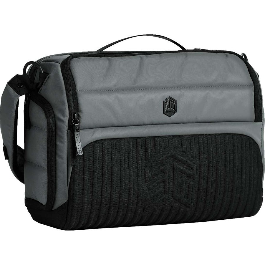 STM Goods Dux Carrying Case Rugged (Messenger) for 15 to 16" MacBook - Gray Storm" STM-112-377P-03